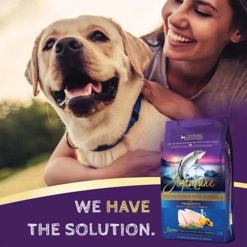 Zignature Limited Ingredient Trout & Salmon Meal Formula Dry Dog Food (12.5-lb)