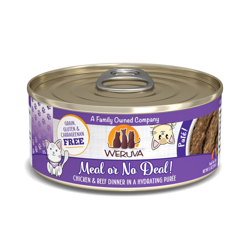 Weruva Classic Cat Paté, Meal or No Deal! with Chicken & Beef (5.5-oz, Single)