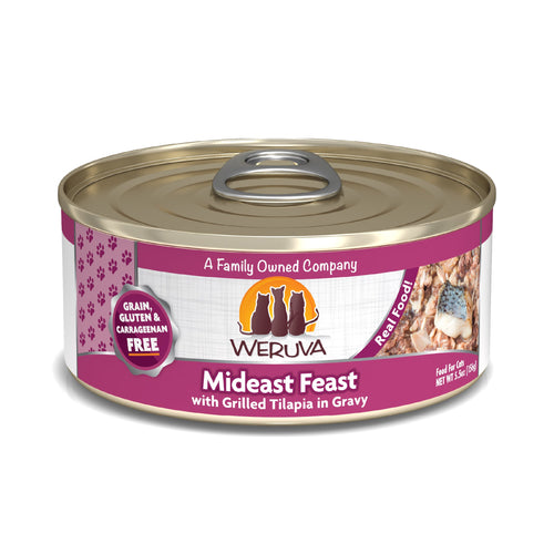 Weruva Mideast Feast With Grilled Tilapia Canned Cat Food (5.5-oz, single can)