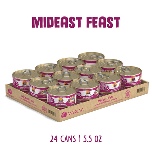 Weruva Mideast Feast With Grilled Tilapia Canned Cat Food (5.5-oz, single can)