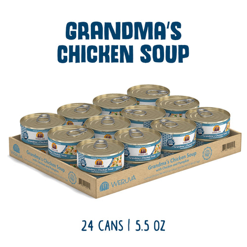 Weruva Grain Free Grandma's Chicken Soup With Chicken & Pumpkin Canned Cat Food (3-oz, single can)