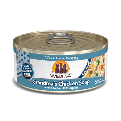 Weruva Grain Free Grandma's Chicken Soup With Chicken & Pumpkin Canned Cat Food (3-oz, single can)