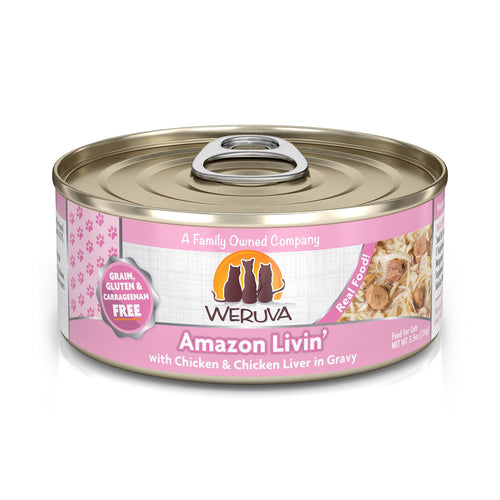 Weruva Amazon Livin' Canned Cat Food (5.5 oz, single can)
