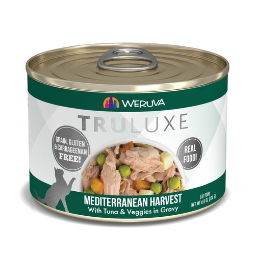 Weruva TRULUXE Mediterranean Harvest with Tuna & Veggies in Gravy Canned Cat Food (3-oz, single can)