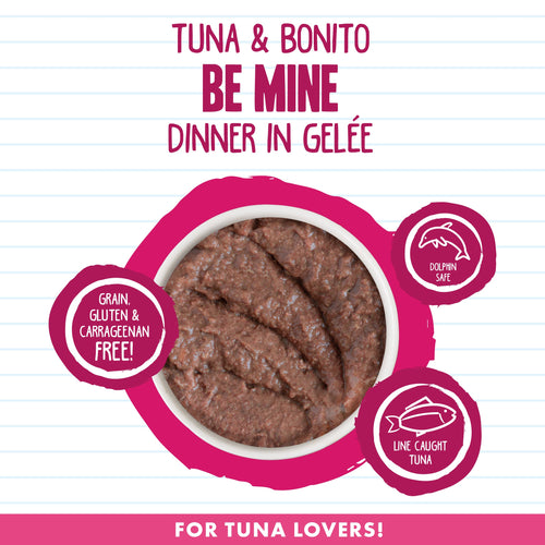 Weruva BFF Tuna and Bonito Be Mine Canned Cat Food (3-oz, single can)