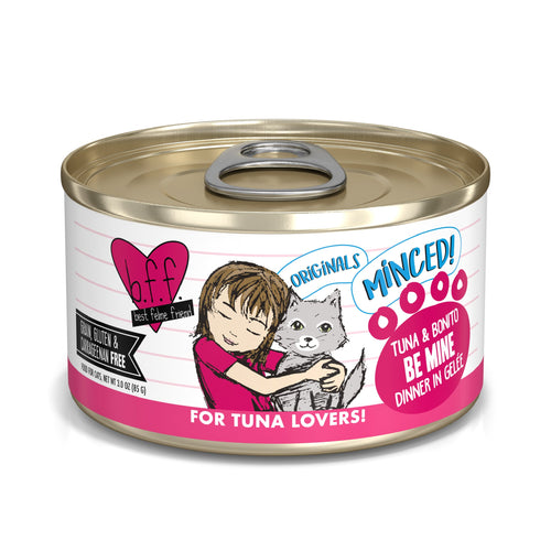 Weruva BFF Tuna and Bonito Be Mine Canned Cat Food (3-oz, single can)