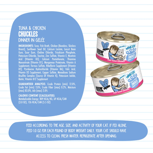 Weruva BFF Tuna & Chicken Chuckles Canned Cat Food (3-oz, single can)