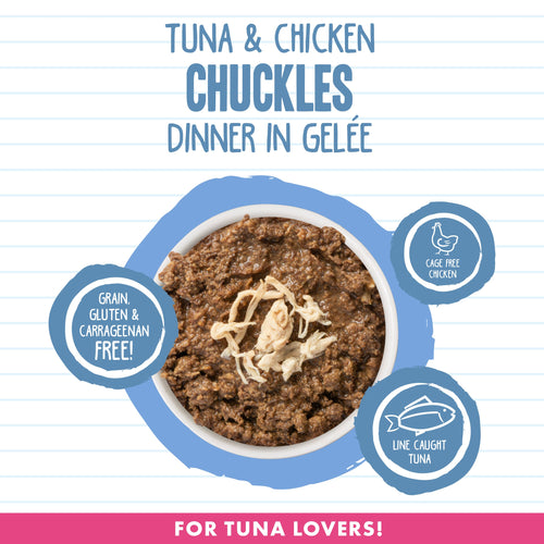 Weruva BFF Tuna & Chicken Chuckles Canned Cat Food (3-oz, single can)