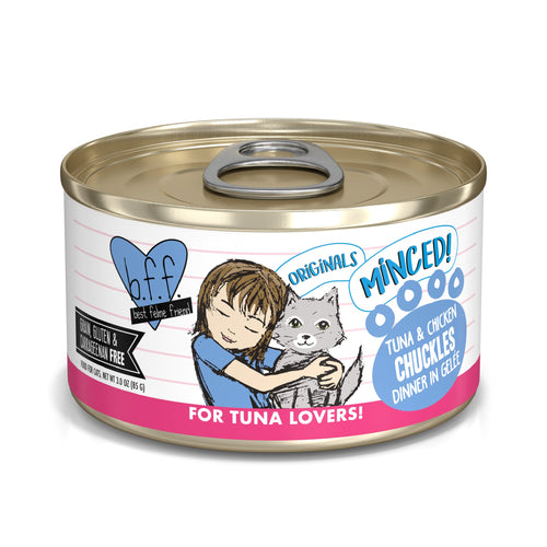 Weruva BFF Tuna & Chicken Chuckles Canned Cat Food (3-oz, single can)