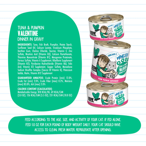 Weruva BFF Tuna & Pumpkin Valentine Canned Cat Food (3-oz, single can)