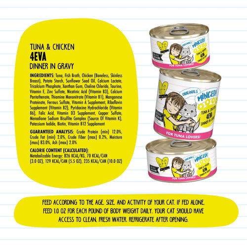 Weruva BFF Tuna & Chicken 4EVA Canned Cat Food (5.5-oz, single can)