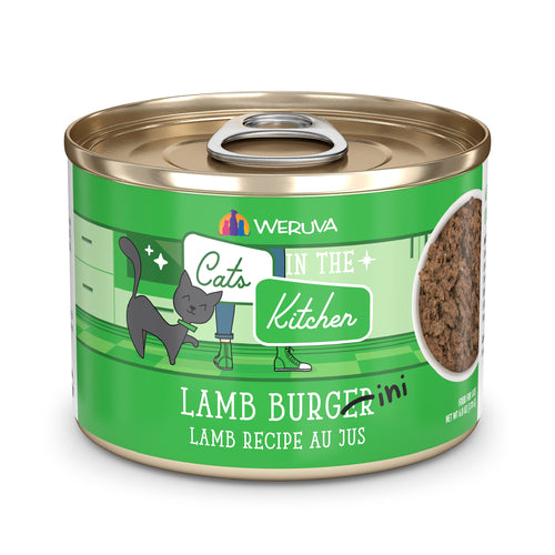 Weruva Lamb Burger-ini Lamb Recipe Au Jus Canned Cat Food (6 oz, single can)