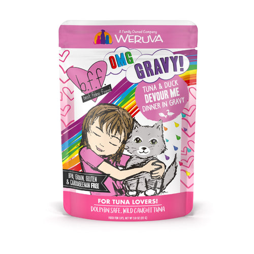 Weruva BFF Tuna & Duck Devour Me Pouches Wet Cat Food (3-oz, Single)