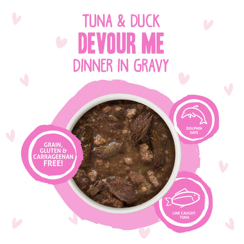 Weruva BFF Tuna & Duck Devour Me Pouches Wet Cat Food (3-oz, Single)