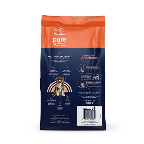 Canidae PURE Grain Free, Limited Ingredient Dry Dog Food, Salmon and Sweet Potato (12-lb)