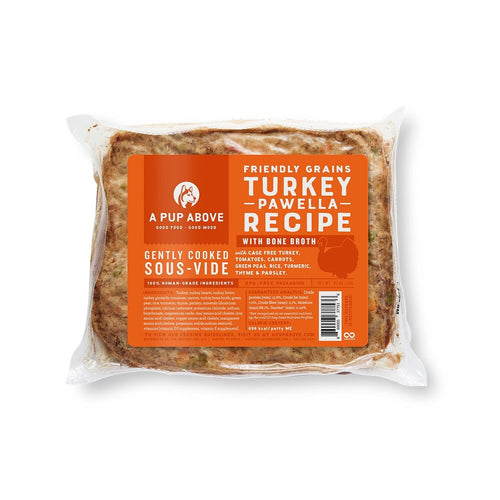 A Pup Above Gently Cooked Turkey Pawella-10/1 lb Patties (individually wrapped)