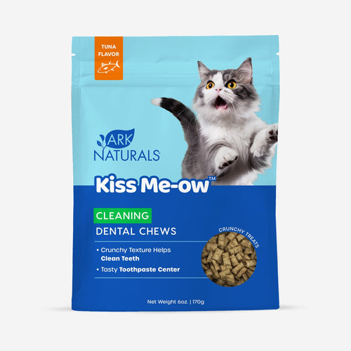 Ark Naturals Kiss Me-Ow Cleaning Tuna Dental Chews for Cats (6 oz)
