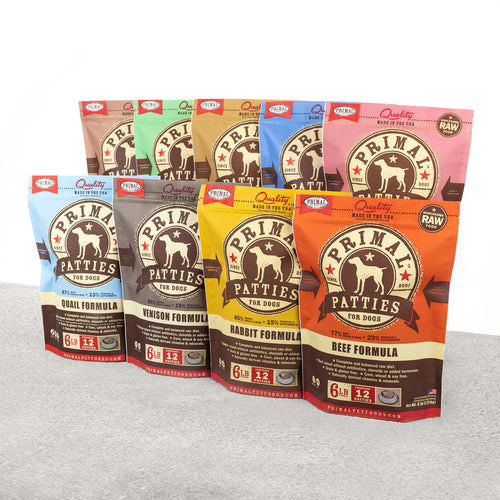 Primal Pet Foods Canine Raw Frozen Patties (Lamb 6 Lb)