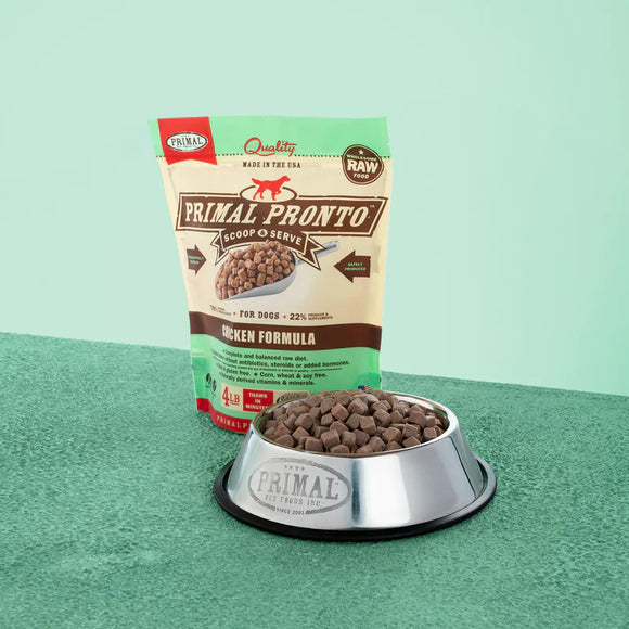 Primal Pet Foods Canine Raw Frozen Pronto (Chicken 4 Lb)