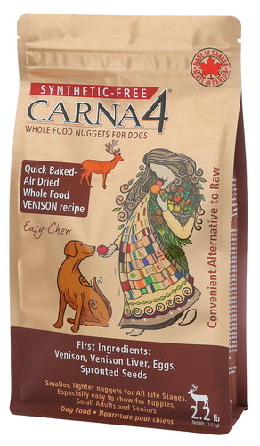 Carna4® Easy-chew Venison Formula Dog Food (20 LB)