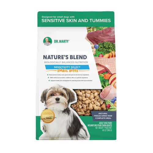 Dr. Marty Canine Freeze Dried Nature's Blend Sensitivity Select Small Bites 48oz