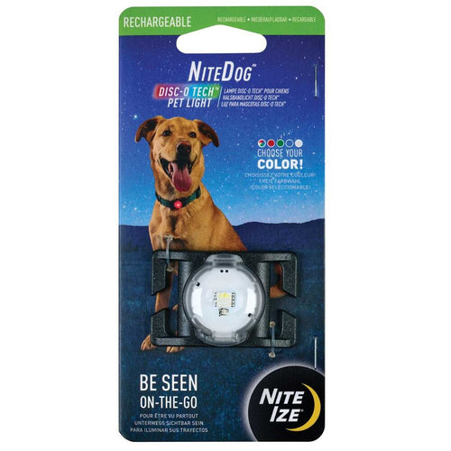 Nite Ize NiteDog Rechargeable Pet Light-Disc-O Tech