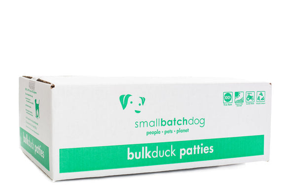 Smallbatch Duckbatch Frozen Dog Food (18 Lb Patties - Bulk Box)