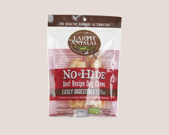 Earth Animal Beef No-Hide® Wholesome Dog Chews (2 Pack - Small)
