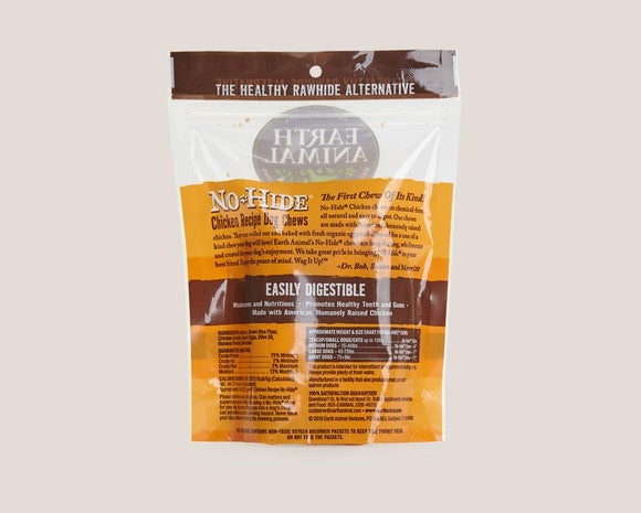 Earth Animal Chicken No-Hide® Wholesome Dog Chews (Single - Medium)