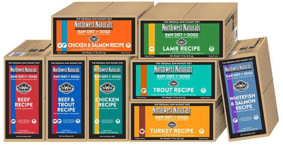 Northwest Naturals Frozen Raw Nuggets for Dogs (Turkey / 6 lbs)
