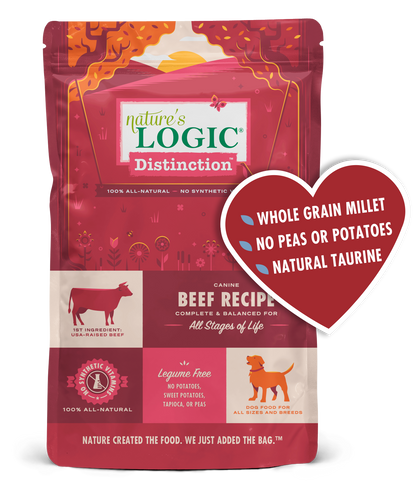 Nature's Logic Distinction Canine Beef Recipe Dry Dog Food (12-lb)