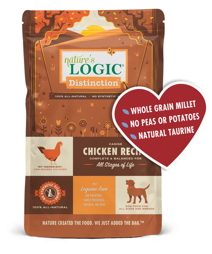Nature's Logic Distinction Canine Chicken Recipe Dry Dog Food (4.4-lb)