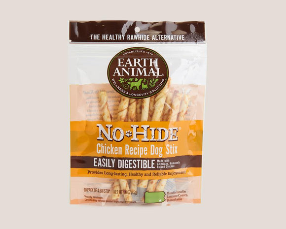 Earth Animal Chicken No-Hide® STIX (90 count value box)