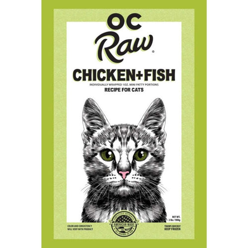 OC Raw Cat Frozen Chicken & Fish 2lb