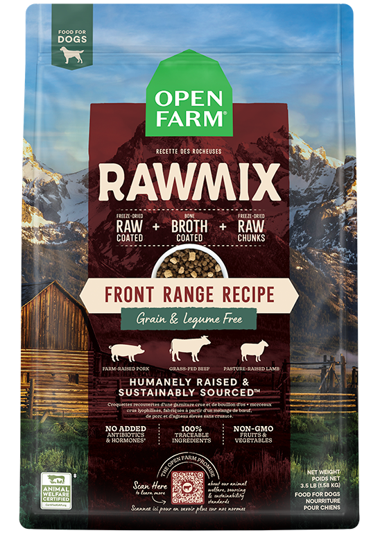 Open Farm Front Range Grain-Free RawMix for Dogs (3.5 Lb)