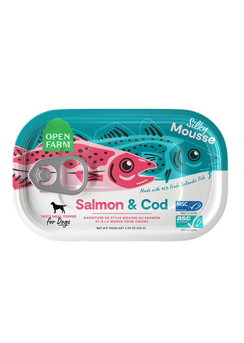 Open Farm Salmon & Cod Topper for Dogs (4.59 oz)