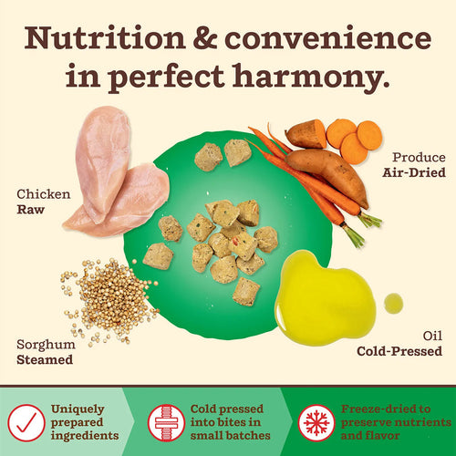 Primal Pet Foods Kibble in the Raw Small Breed Chicken Recipe for Dogs (4 LB)