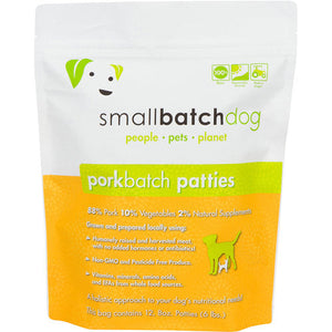 Smallbatch Porkbatch Frozen Dog Food (18 Lb Patties - Bulk Box)