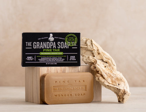 The Grandpa Soap Co.  The Original Wonder Soap Pine Tar - 4.25 oz. (4.25 Oz)
