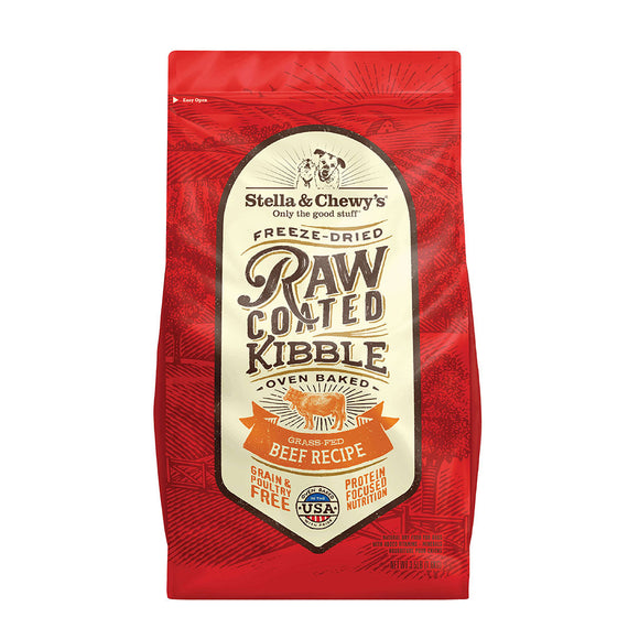Stella & Chewy's Grass-Fed Beef Raw Coated Kibble (3.5 lb)