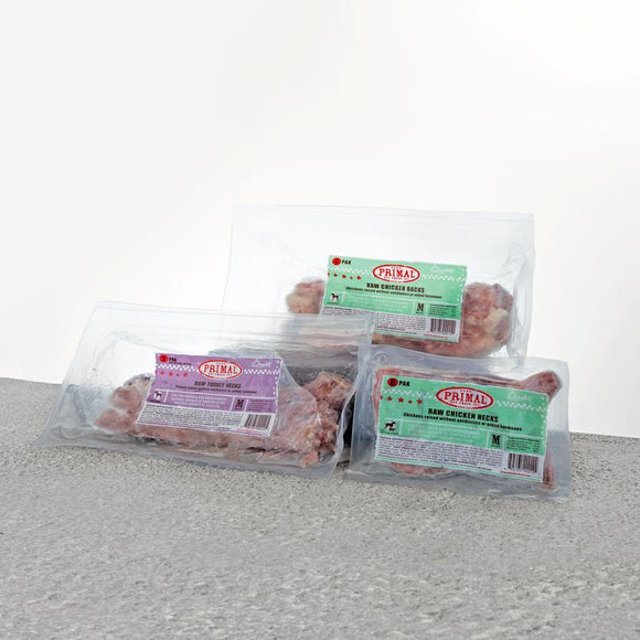 Primal Pet Foods Raw Meaty Bones (5 Lb Turkey Necks)
