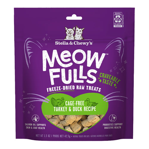 Stella & Chewy's Cat MeowFulls Freeze Dried Treats - Turkey & Duck 1.5oz