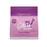 Green Juju Goat Recipe Frozen Patties & Sliders for Dogs