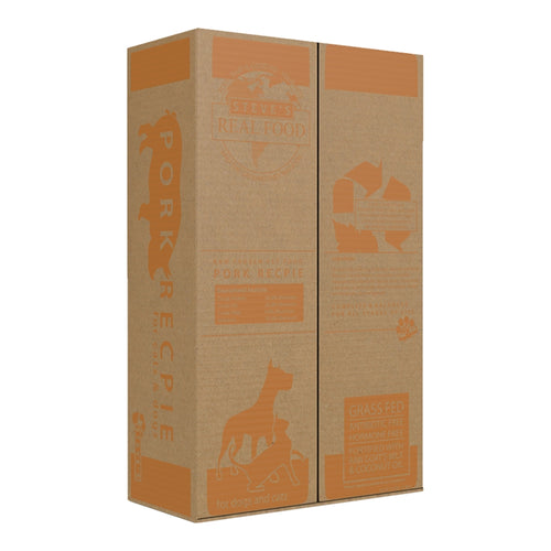 Steve's Real Food Dog & Cat Frozen Pork Nuggets 9.75lb Box