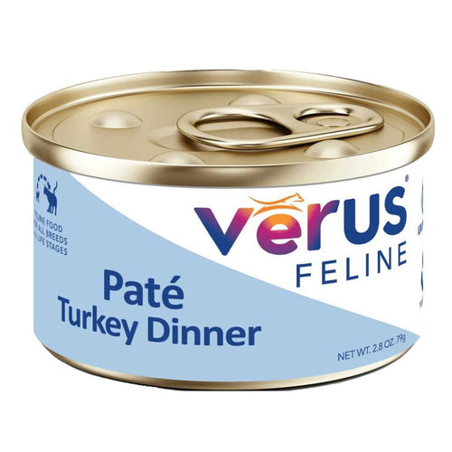 VēRUS Feline Grain Free Turkey Pate Formula (2.8oz, single can)