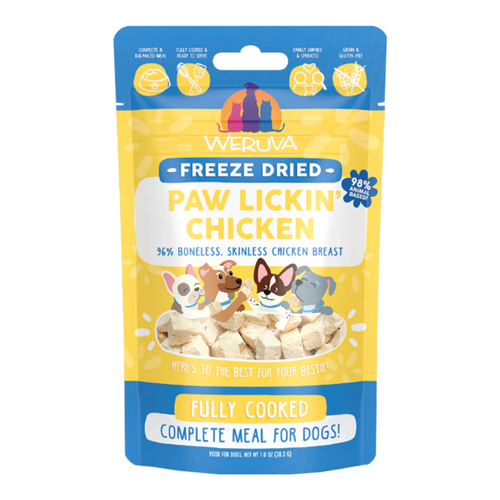 Weruva Dog Freeze Dried Paw Lickin' Chicken 1oz
