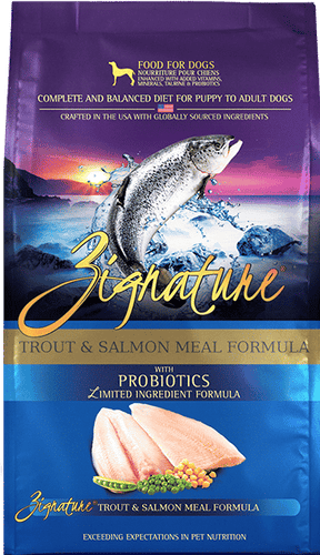 Zignature Limited Ingredient Trout & Salmon Meal Formula Dry Dog Food (4-lb)