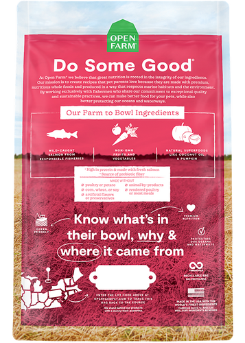 Open Farm Wild-Caught Salmon Grain-Free Dry Dog Food (4-lbs)