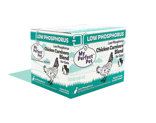 My Perfect Pet LOW PHOSPHORUS Chicken Carnivore Grain Free Blend for Cats (3 LB)