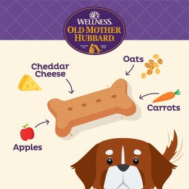 Old Mother Hubbard Crunchy Classic Natural BacNCheez Biscuits Dog Treats (Small Biscuits: 20-oz)